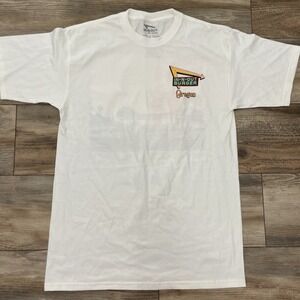 In-N-Out Burger Mens White Sunset Drive-In Oregon Graphic T-Shirt Size M